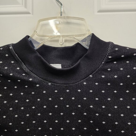 New Avia Seamless Top with Snowflake Design - Black with Gray - Size XL 16-18 - Picture 2 of 6